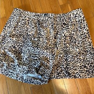 Zara Animal Print shorts